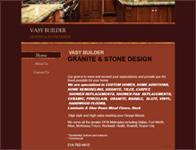 Tablet Screenshot of granitestonedesign.com